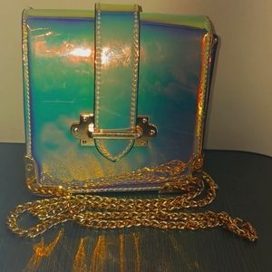 Holographic Small Crossbody Purse